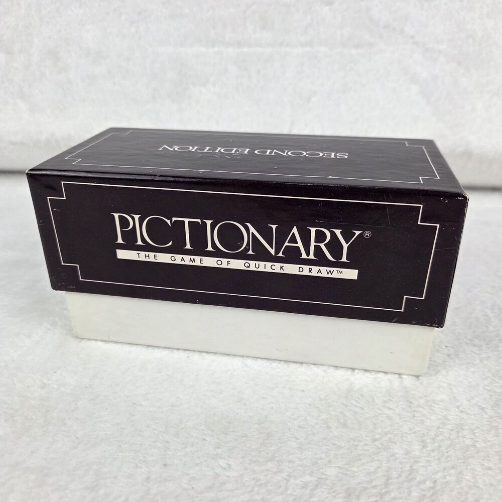 Vintage 1987 Pictionary Second Edition Game Cards Only Replacement Set